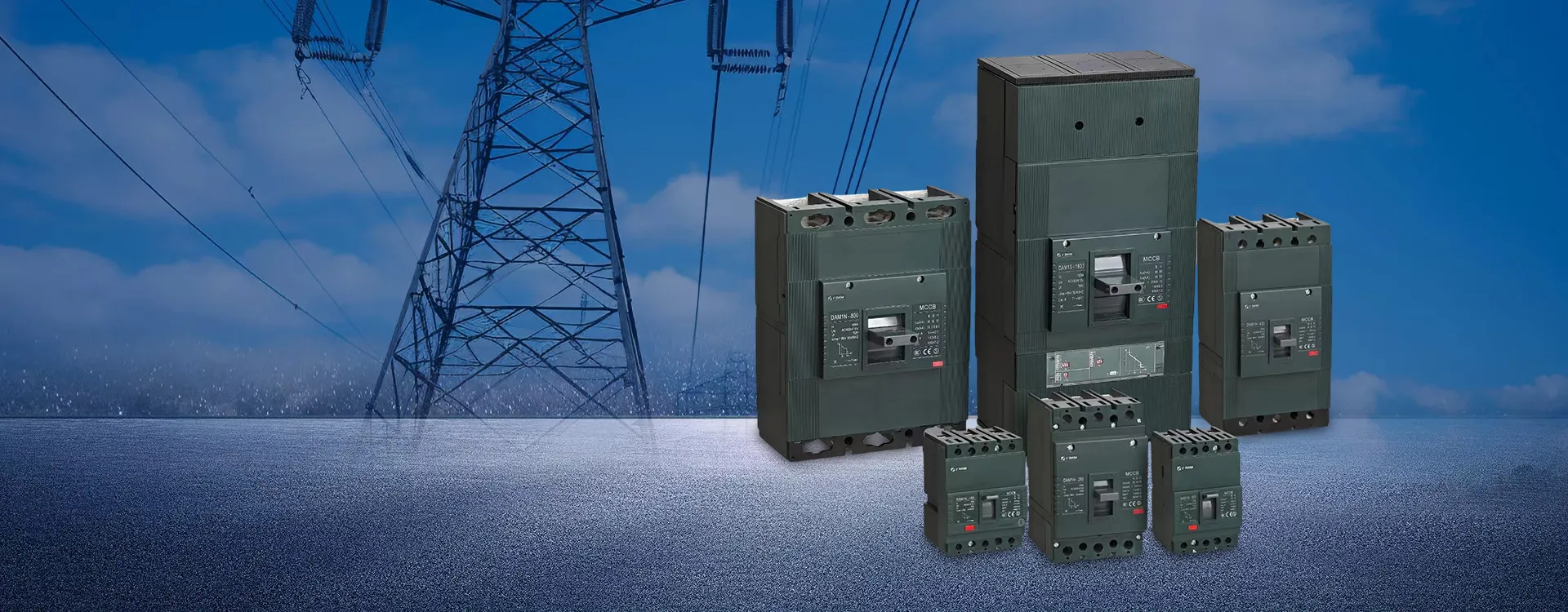 CDADA solisyon elektrik ba-vòltaj - CE sètifye MCCB MCB DC Breakers pou pwojè endistriyèl ak solè